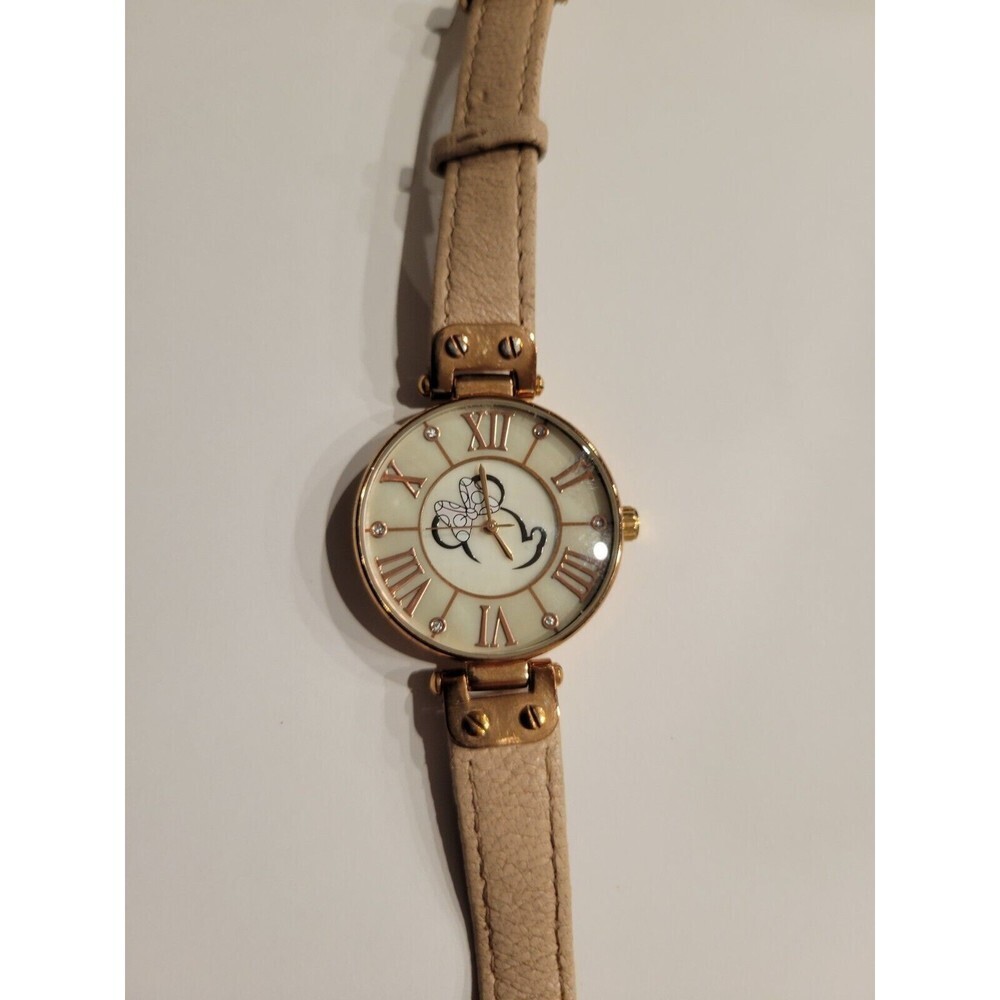Disney Parks Minnie Mouse Leather Watch by Sutton